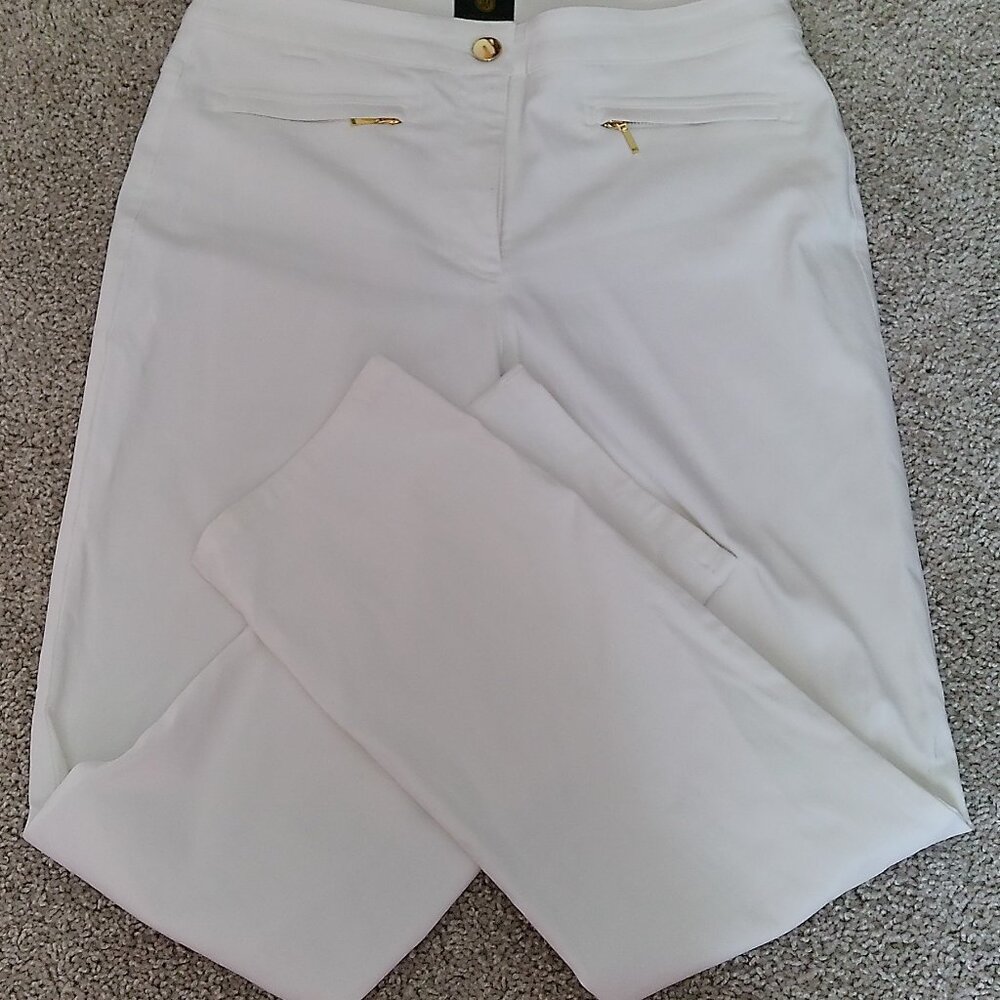 JM Straight-Leg Dress Capri Pants – Size 8